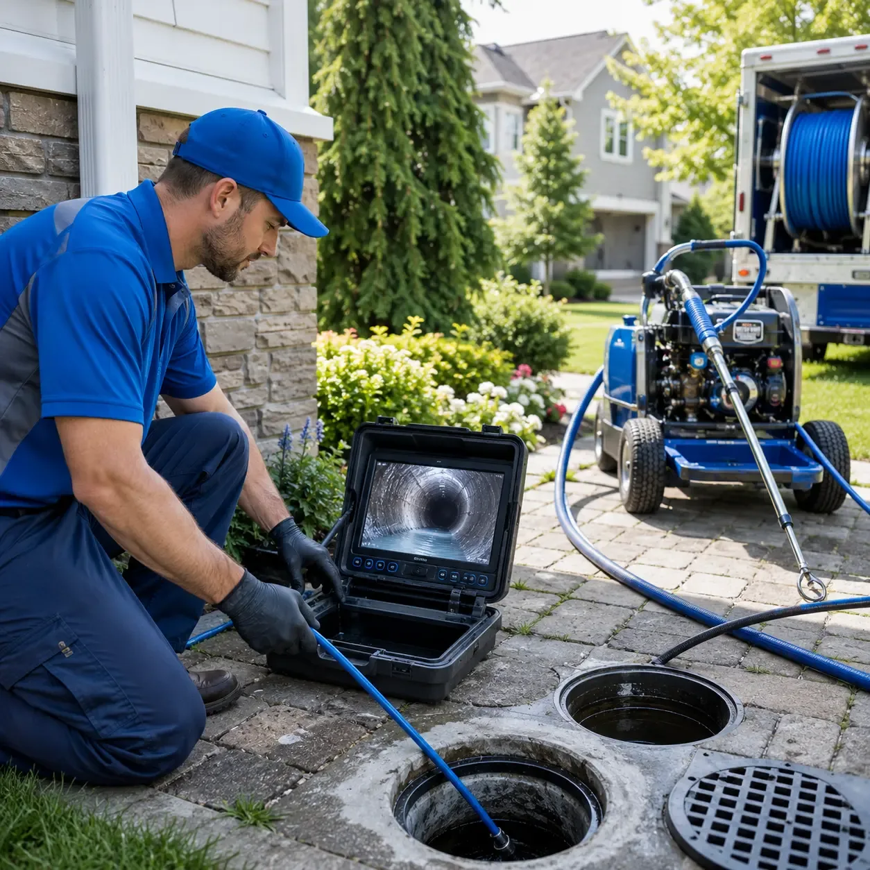 Outdoor drain cleaning professionals serving Pomona, MO