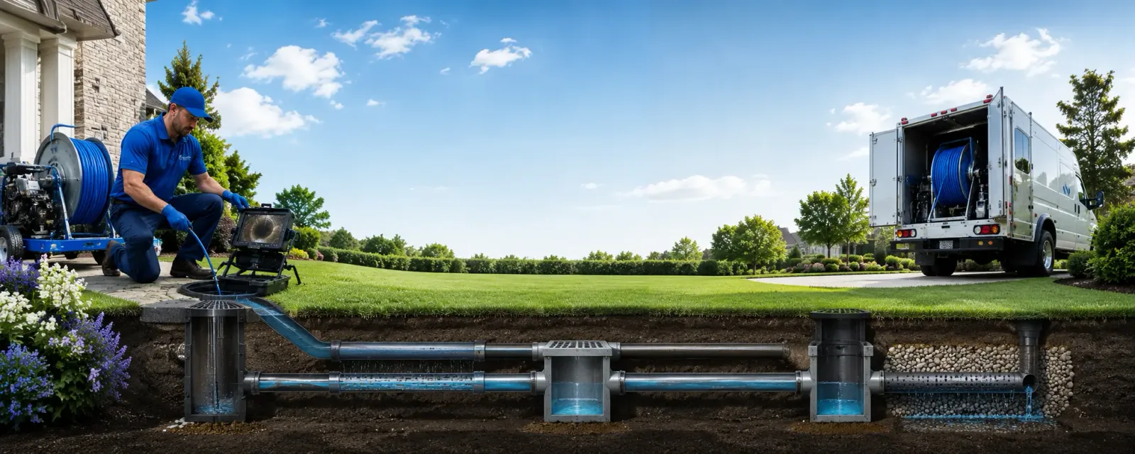 Outdoor drain cleaning information for Pomona, MO